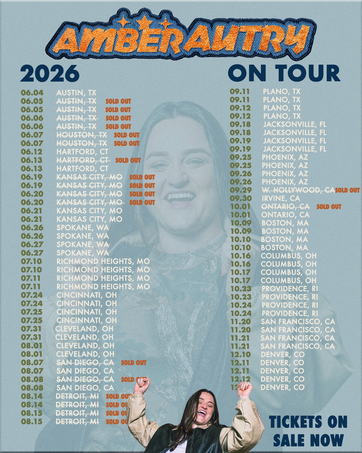 Amber Autry Tour Poster 2026